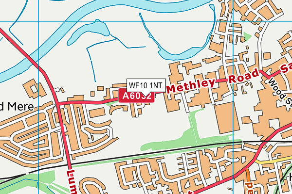 WF10 1NT map - OS VectorMap District (Ordnance Survey)
