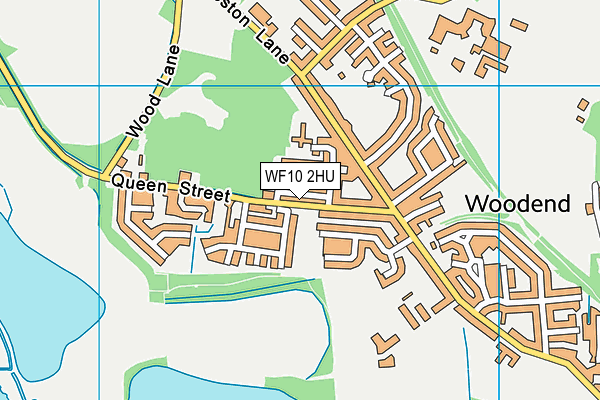 WF10 2HU map - OS VectorMap District (Ordnance Survey)