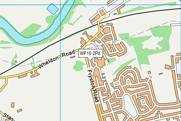WF10 2PX map - OS VectorMap District (Ordnance Survey)
