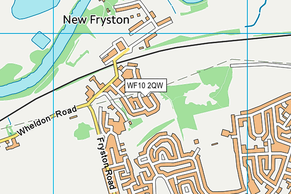 Map of CASTLEFORD TRAILERS LTD at district scale