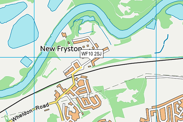 WF10 2SJ map - OS VectorMap District (Ordnance Survey)