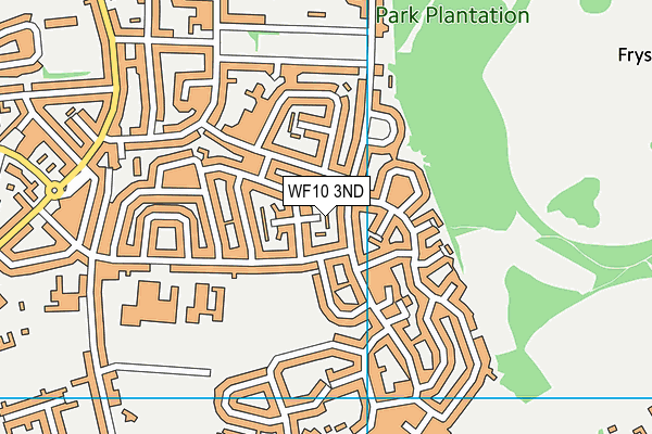 WF10 3ND map - OS VectorMap District (Ordnance Survey)