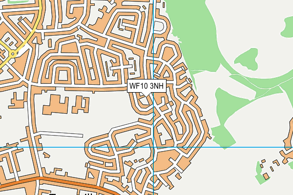 WF10 3NH map - OS VectorMap District (Ordnance Survey)