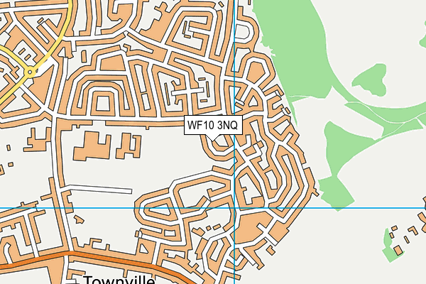 WF10 3NQ map - OS VectorMap District (Ordnance Survey)