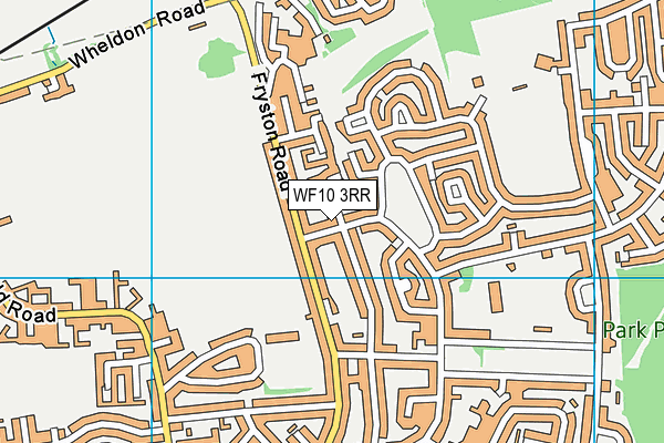 WF10 3RR map - OS VectorMap District (Ordnance Survey)