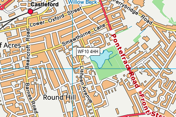 WF10 4HH map - OS VectorMap District (Ordnance Survey)