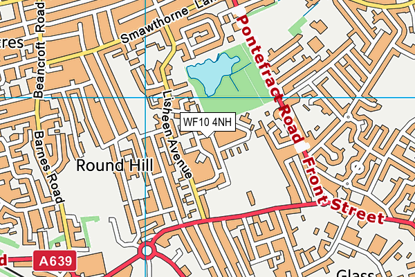 WF10 4NH map - OS VectorMap District (Ordnance Survey)