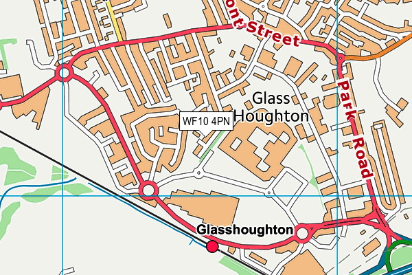 WF10 4PN map - OS VectorMap District (Ordnance Survey)