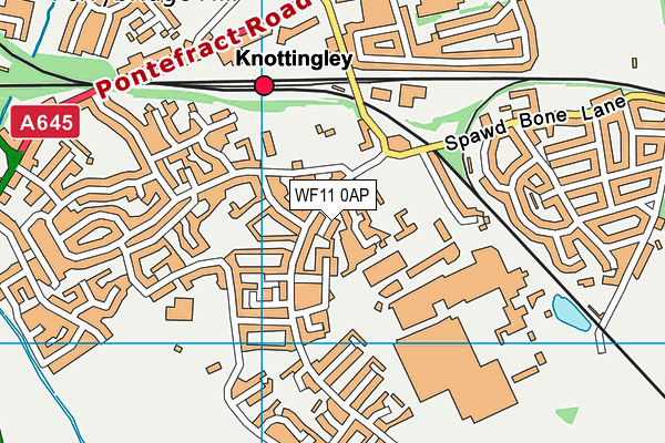 WF11 0AP map - OS VectorMap District (Ordnance Survey)