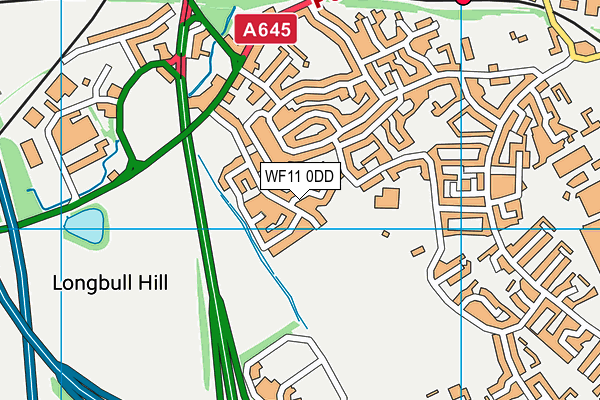 WF11 0DD map - OS VectorMap District (Ordnance Survey)