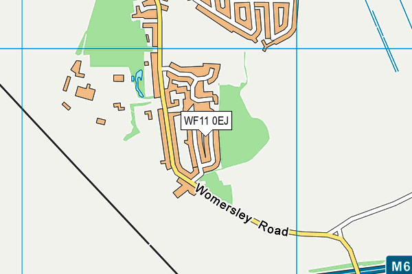 WF11 0EJ map - OS VectorMap District (Ordnance Survey)