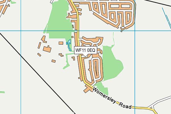 WF11 0EQ map - OS VectorMap District (Ordnance Survey)