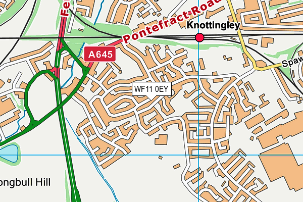 WF11 0EY map - OS VectorMap District (Ordnance Survey)