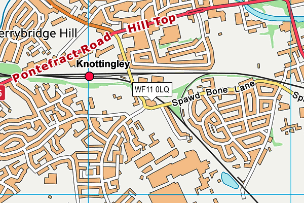 WF11 0LQ map - OS VectorMap District (Ordnance Survey)