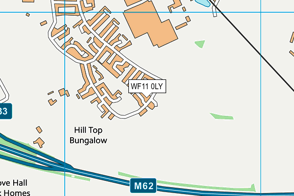 WF11 0LY map - OS VectorMap District (Ordnance Survey)