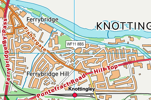 WF11 8BS map - OS VectorMap District (Ordnance Survey)