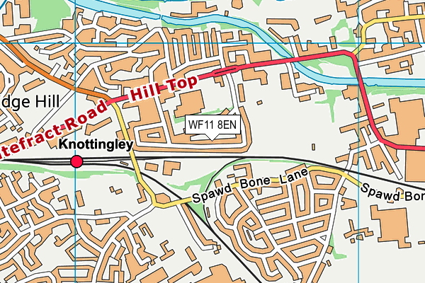 WF11 8EN map - OS VectorMap District (Ordnance Survey)