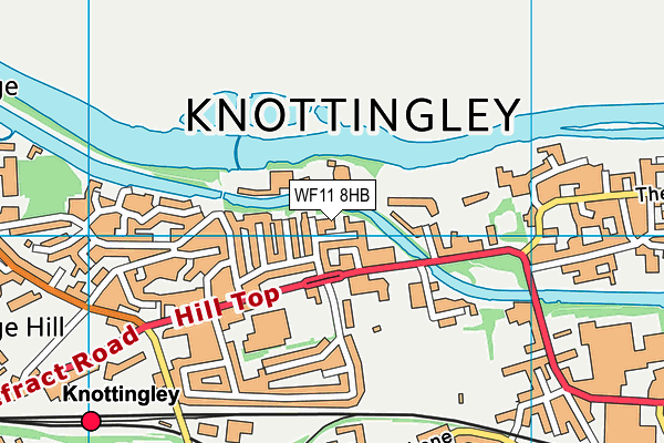 WF11 8HB map - OS VectorMap District (Ordnance Survey)