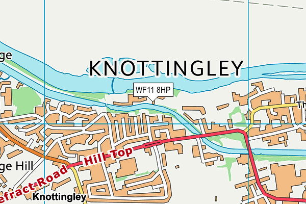 WF11 8HP map - OS VectorMap District (Ordnance Survey)