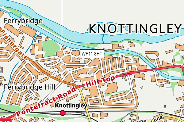 WF11 8HT map - OS VectorMap District (Ordnance Survey)