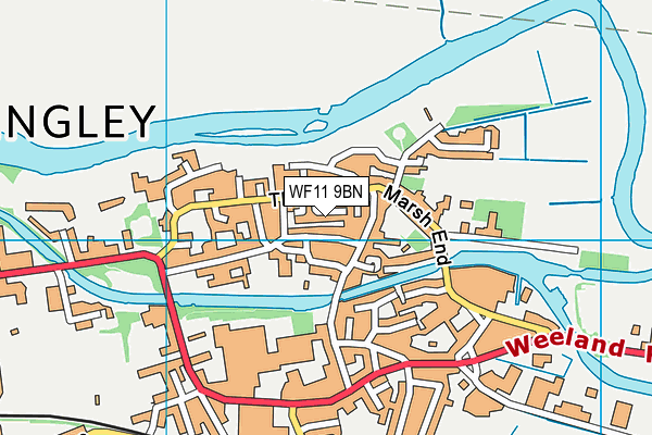 WF11 9BN map - OS VectorMap District (Ordnance Survey)