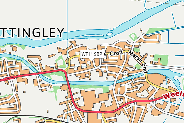 WF11 9BP map - OS VectorMap District (Ordnance Survey)