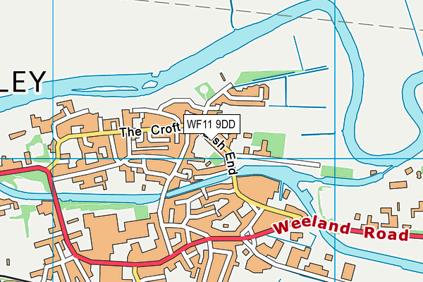 WF11 9DD map - OS VectorMap District (Ordnance Survey)