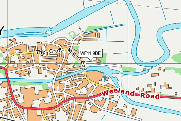 Howards Field map (WF11 9DE) - OS VectorMap District (Ordnance Survey)