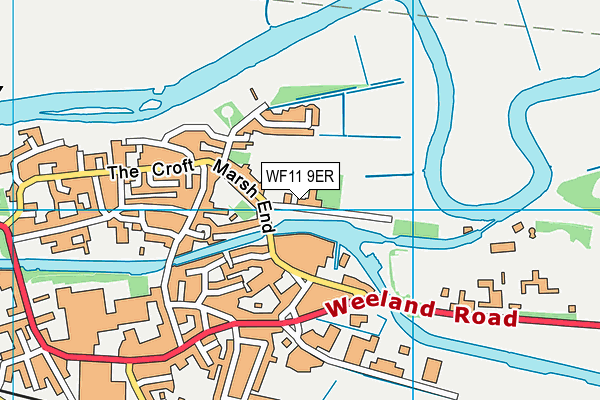 WF11 9ER map - OS VectorMap District (Ordnance Survey)