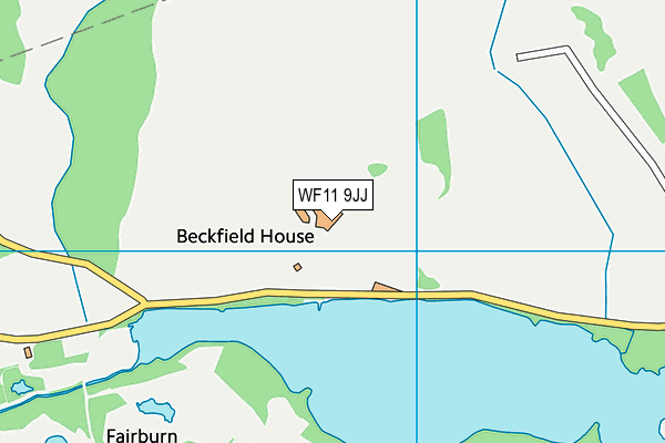 WF11 9JJ map - OS VectorMap District (Ordnance Survey)