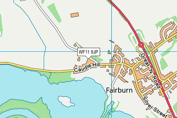 WF11 9JP map - OS VectorMap District (Ordnance Survey)