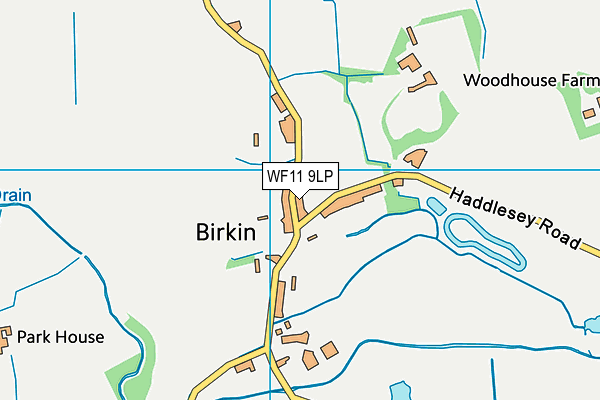 WF11 9LP map - OS VectorMap District (Ordnance Survey)