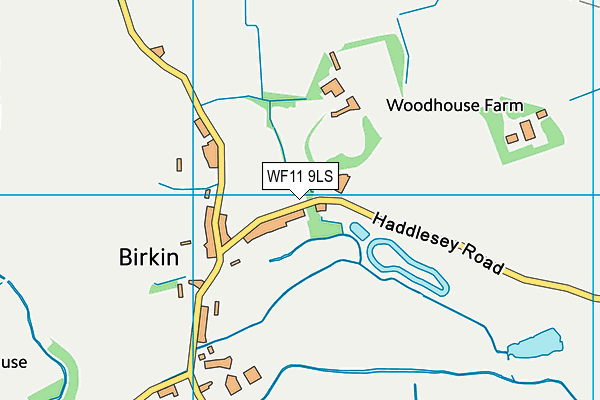 WF11 9LS map - OS VectorMap District (Ordnance Survey)