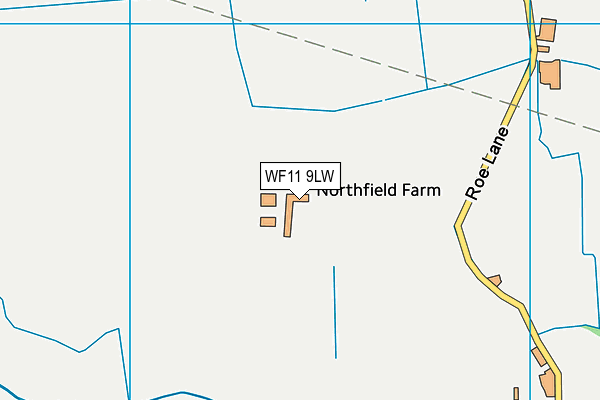 WF11 9LW map - OS VectorMap District (Ordnance Survey)