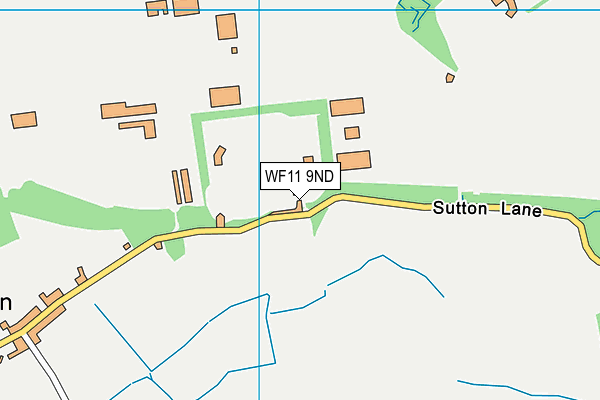 WF11 9ND map - OS VectorMap District (Ordnance Survey)