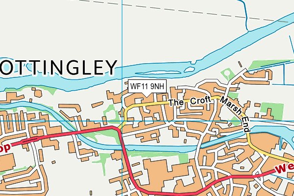 WF11 9NH map - OS VectorMap District (Ordnance Survey)