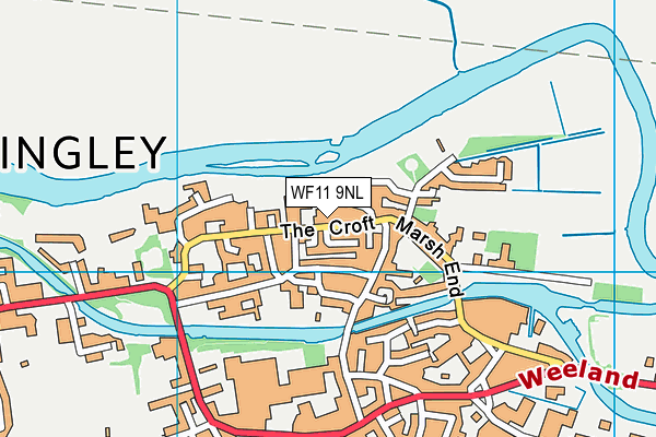 WF11 9NL map - OS VectorMap District (Ordnance Survey)