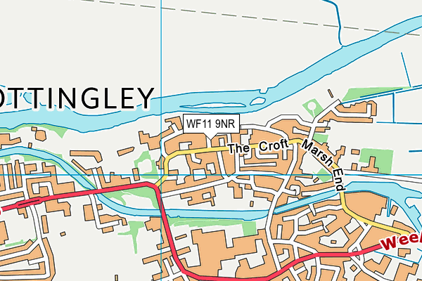 WF11 9NR map - OS VectorMap District (Ordnance Survey)