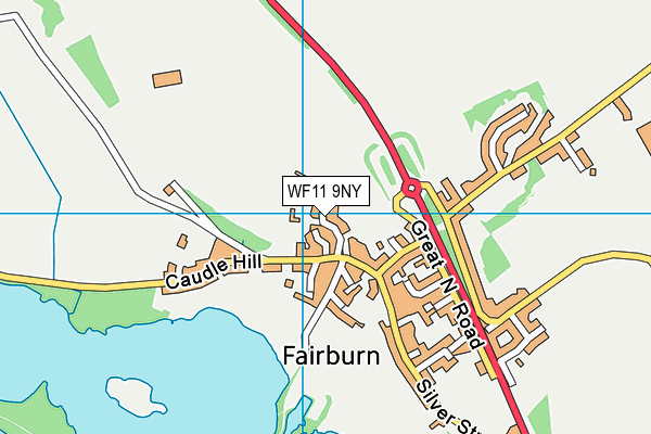 WF11 9NY map - OS VectorMap District (Ordnance Survey)