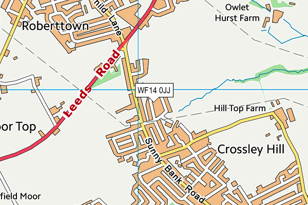 Map of WEST YORKSHIRE LIFTS LTD. at district scale