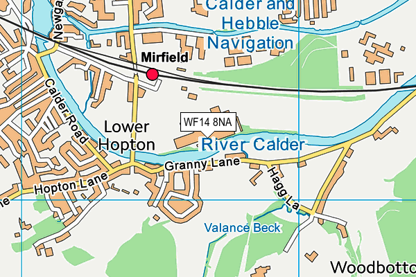 Map of MIRFIELD MILL CARPETS LIMITED at district scale