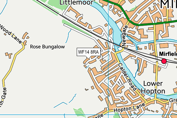 Map of RG YORKSHIRE FOOT & ANKLE LTD at district scale