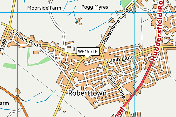 Map of NAYLORS COURT (ROBERTTOWN) LIMITED at district scale