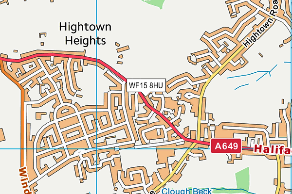 Map of HIGHTOWN STORES LIMITED at district scale