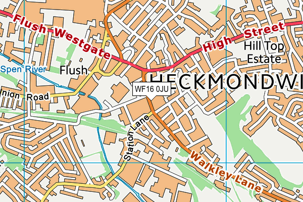 Map of THE NO1 PLUG (HECKMONDWIKE) LTD at district scale