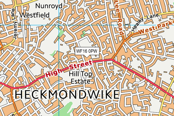 Map of GOMERSAL ALE AND PIE LTD at district scale