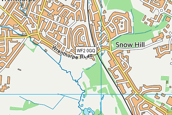 WF2 0GQ map - OS VectorMap District (Ordnance Survey)