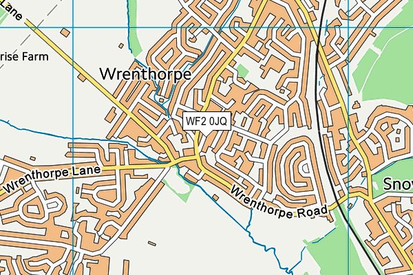 WF2 0JQ map - OS VectorMap District (Ordnance Survey)