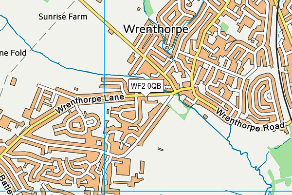 Hall Cliffe Primary School map (WF2 0QB) - OS VectorMap District (Ordnance Survey)