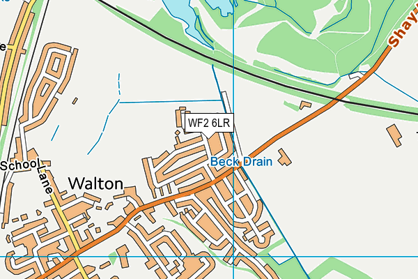 Map of CROFTON GARAGE LIMITED at district scale